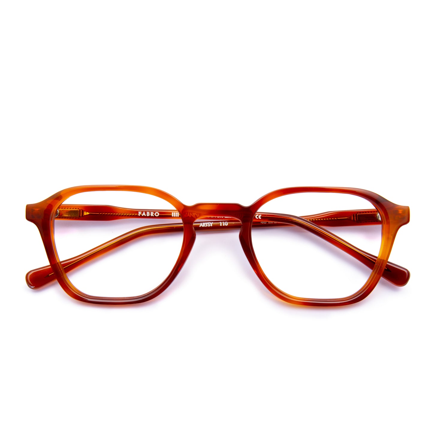 Artsy Glasses // Color 110 // Light Brown Havana