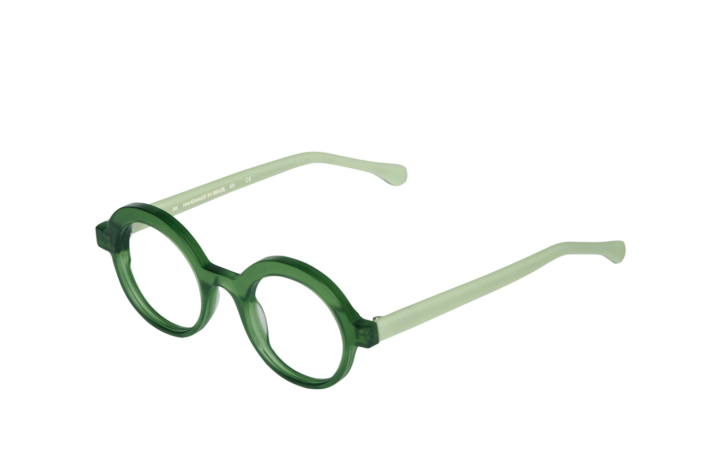 Capri Glasses // Color 302 // Light Green Transparent // Matte finish